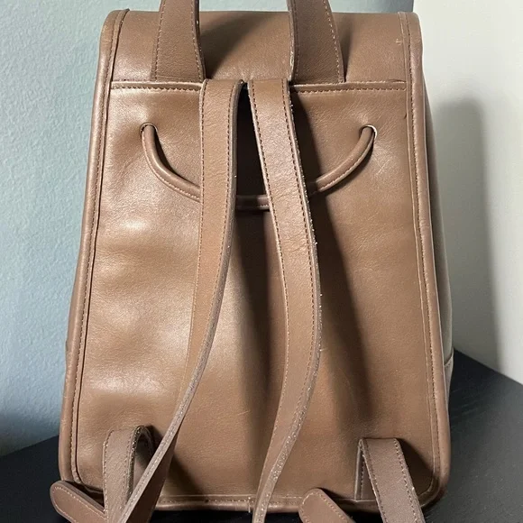 Vintage Coach Leather Backpack - Picture 4 of 9